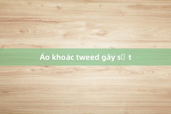 Áo khoác tweed gây sốt