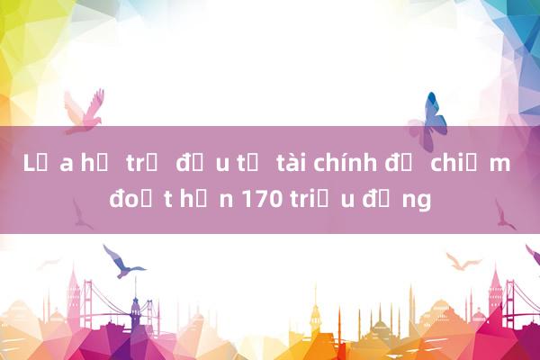 Lừa hỗ trợ đầu tư tài chính để chiếm đoạt hơn 170 triệu đồng